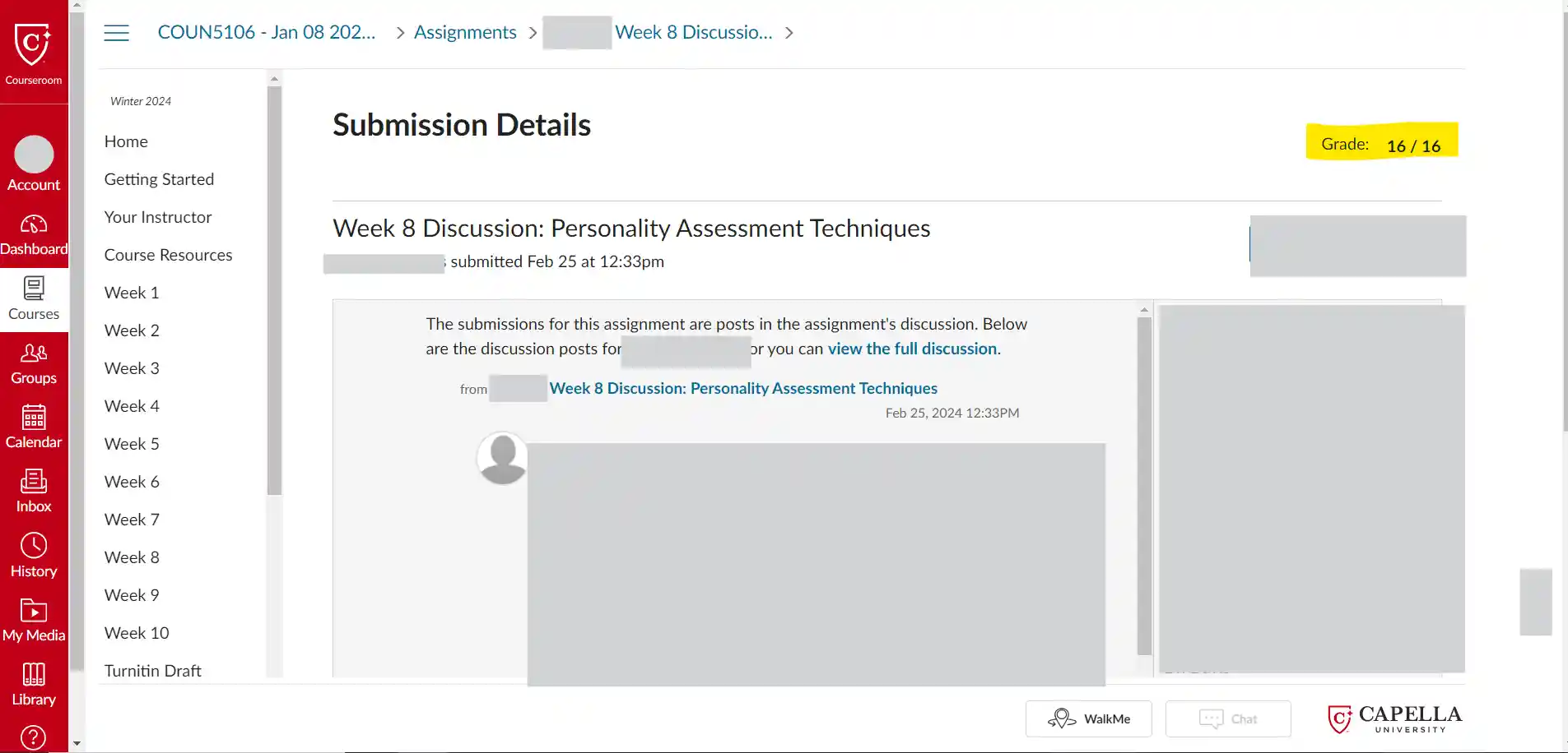 COUN5106 - Personality Assessment Techniques